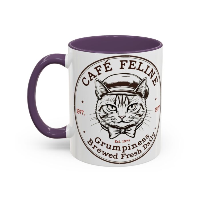 Grumpy Cat Accent Coffee Mug | Cat Lover Gift, Unique Coffee Cup, Pet-Themed Kitchenware, Café Decor, Funny Cat Mug - Image 33