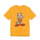Retro Cat Unisex Tee, Fun Cat Shirt, Summer Vibes T-Shirt, Gift for Cat Lovers, Cute Animal Apparel