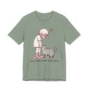 Cute Cat Lover Tee, Animal Graphic Shirt, Gift for Cat Mom, Funny Pet Lover Apparel, Love Knows When You're Quiet T-Shirt