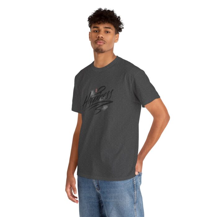 Happiness Unisex Heavy Cotton Tee - Comfortable Daily Wear - Image 20