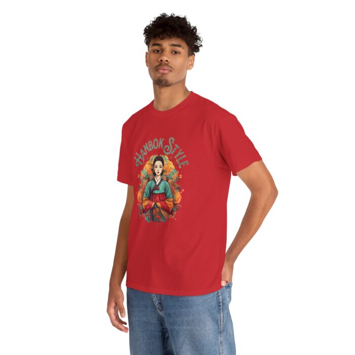 Hanbok Style Unisex Heavy Cotton Tee - Image 19
