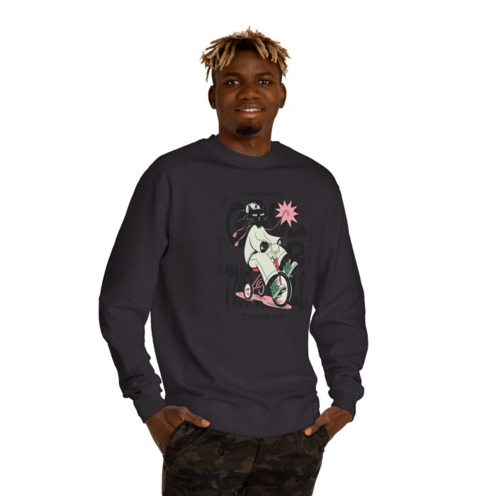 Too cool for two wheels Unisex Crew Neck Sweatshirt - Image 47