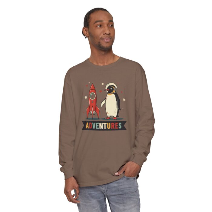 Adventures Unisex Garment-dyed Long Sleeve T-Shirt - Image 63