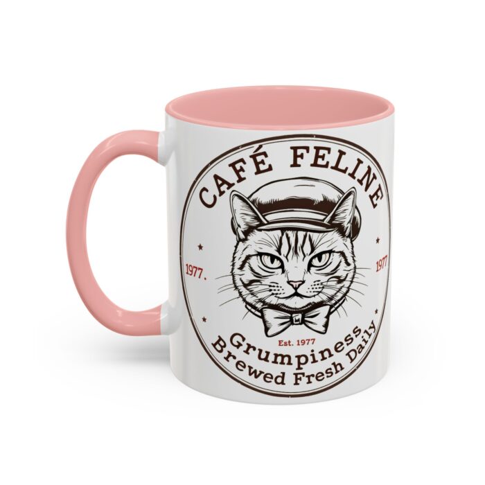 Grumpy Cat Accent Coffee Mug | Cat Lover Gift, Unique Coffee Cup, Pet-Themed Kitchenware, Café Decor, Funny Cat Mug - Image 18