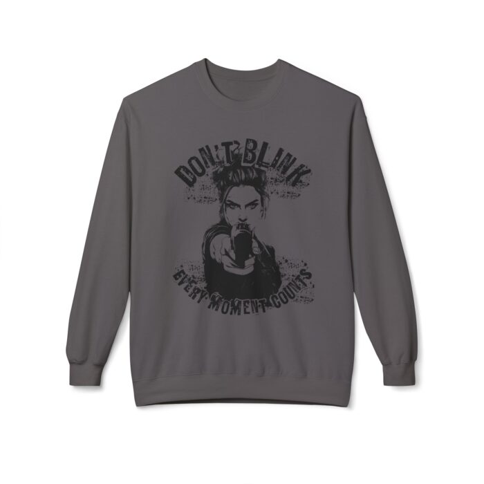 Don't Blink Unisex Midweight Softstyle Fleece Crewneck Sweatshirt - Image 41