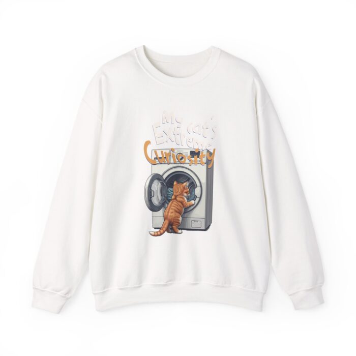 My cat's extreme curiosity Unisex Heavy Blend™ Crewneck Sweatshirt - Image 17