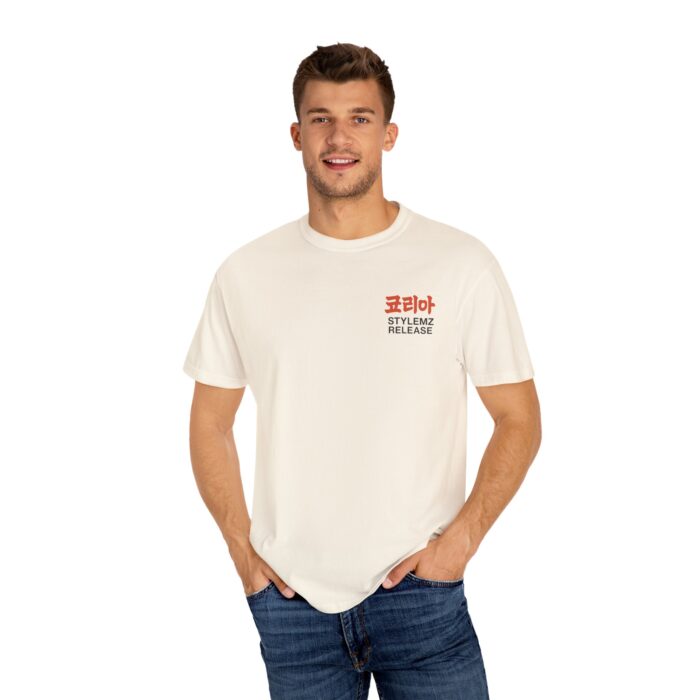 Unisex Garment-Dyed T-shirt - Korean Style Release Tee - Image 8