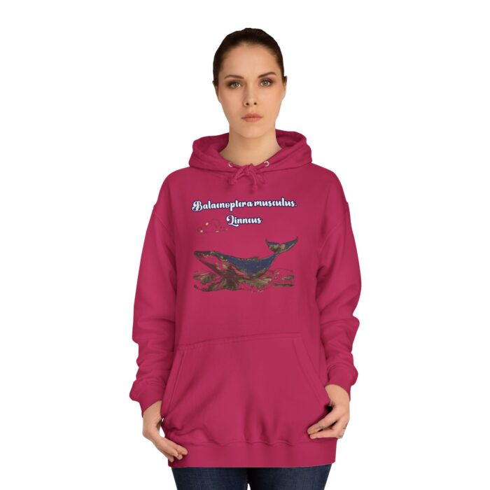 Blue Whale Unisex College Hoodie - Image 68