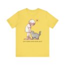 Cute Cat Lover Tee, Animal Graphic Shirt, Gift for Cat Mom, Funny Pet Lover Apparel, Love Knows When You're Quiet T-Shirt