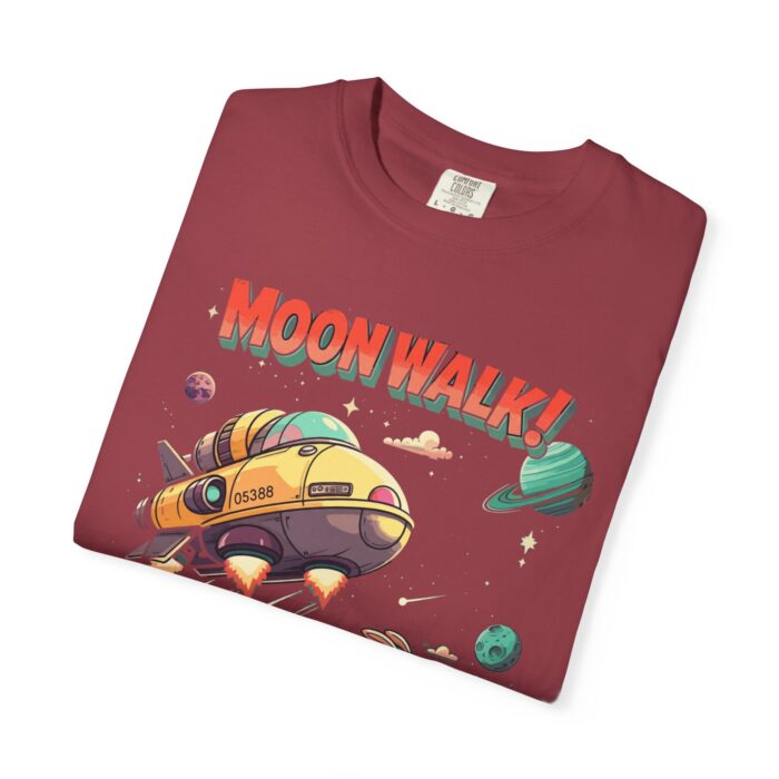 Playful Space-Themed Unisex T-Shirt, Moon Walk Graphic Tee, Astronaut Shirt, Gift for Kids, Sci-Fi Apparel - Image 19