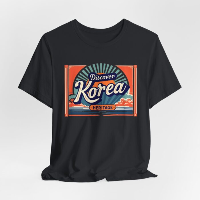 Korea Heritage Tee, Vintage Travel Shirt, Unisex Graphic Tee, Gifts for Travelers, Korean Culture Apparel, Heritage Celebration Clothing - Image 6