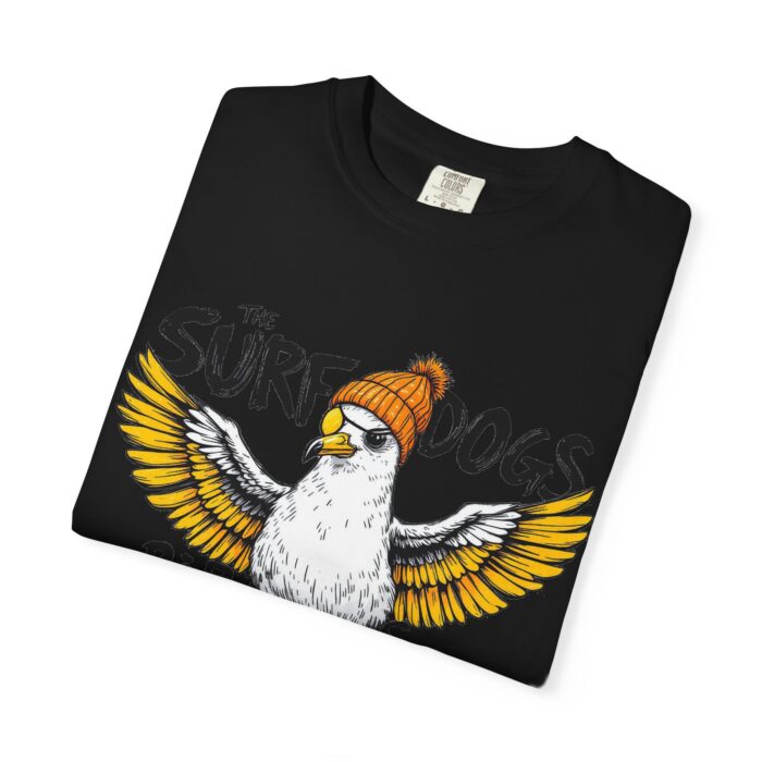 Surf Dogs Graphic T-Shirt for Animal Lovers - Unisex Garment-Dyed Tee - Image 44