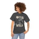 Wild Spirit Unisex Heavy Cotton Tee | Adventure Shirt, Gift for Nature Lovers, Casual Wear, Outdoor Activities, Quote Tee