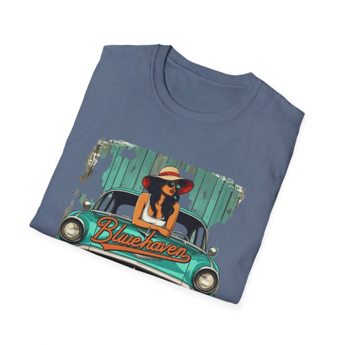 Blue haven Unisex Softstyle T-Shirt - Image 16