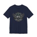 NYC Wings Graphic Unisex Tee, Vintage Style Shirt, Gift for NYC Lovers, Casual Streetwear, Travel Souvenir, Comfortable Tee