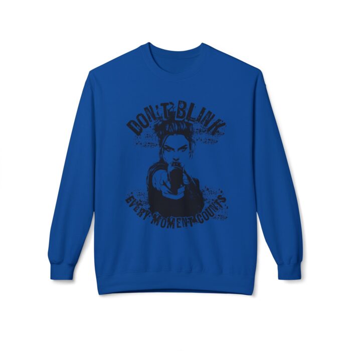 Don't Blink Unisex Midweight Softstyle Fleece Crewneck Sweatshirt - Image 45