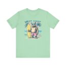 West Coast Beach Bear Tee, Summer Shirt, Surfing T-Shirt, Cute Animal Apparel, Vacation Outfit, Gift for Beach Lovers