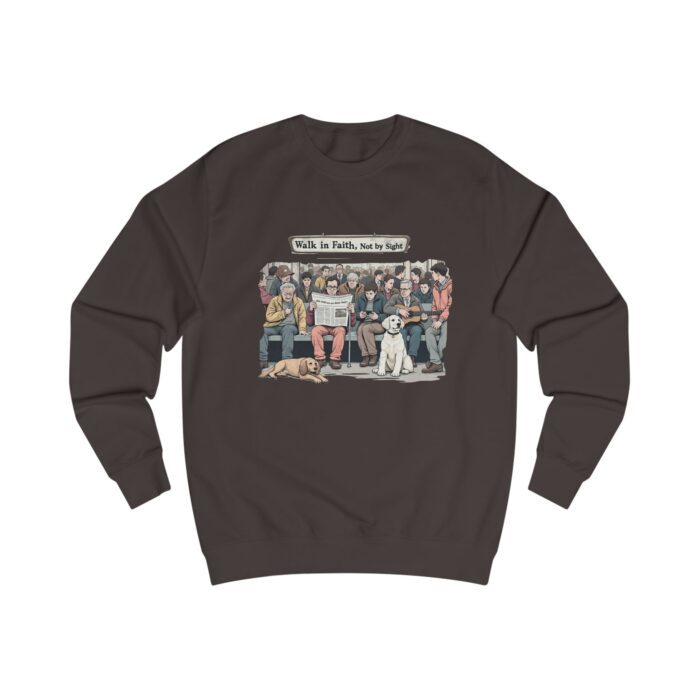 Walk in Faith Unisex Sweatshirt - Image 9
