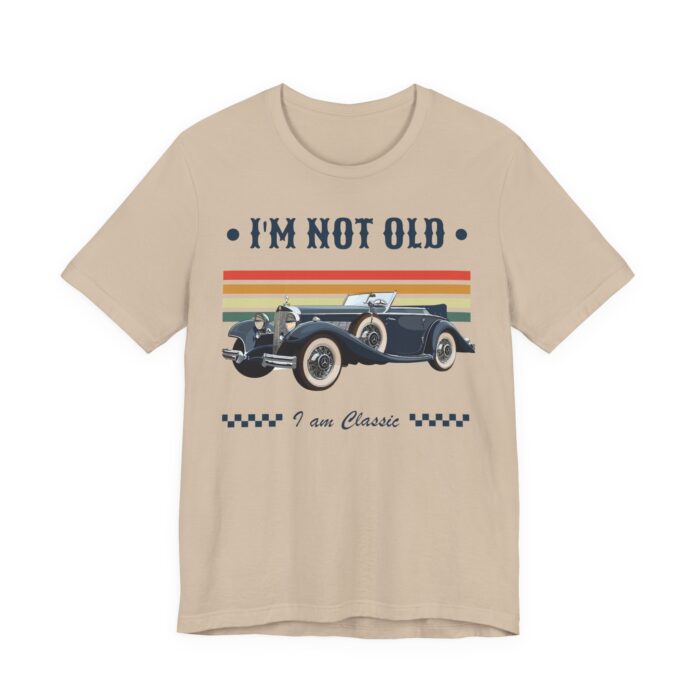 Vintage Car Tee - I'm Not Old, I'm Classic - Perfect for Car Enthusiasts, Retro Style, Gift for Birthdays, Father's Day, Casual Wear, [...] - Image 8