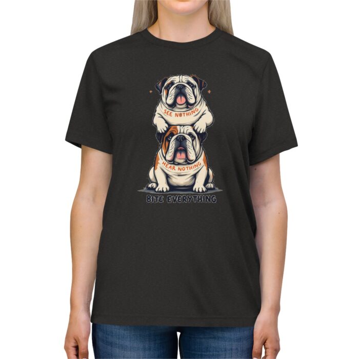 BITE EVERYTHING Unisex Triblend Tee - Image 15