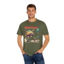Playful Space-Themed Unisex T-Shirt, Moon Walk Graphic Tee, Astronaut Shirt, Gift for Kids, Sci-Fi Apparel