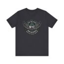 NYC Wings Graphic Unisex Tee, Vintage Style Shirt, Gift for NYC Lovers, Casual Streetwear, Travel Souvenir, Comfortable Tee