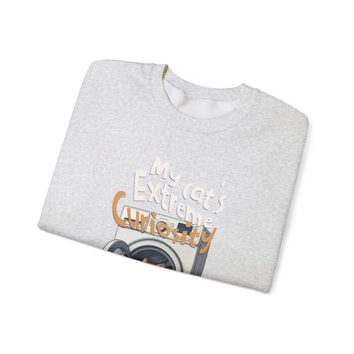 My cat's extreme curiosity Unisex Heavy Blend™ Crewneck Sweatshirt - Image 27