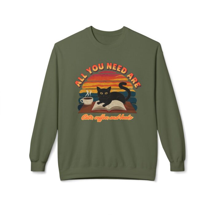 All you need are Unisex Midweight Softstyle Fleece Crewneck Sweatshirt - Image 9