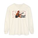 According to the will of God Rockin' Tiger Long Sleeve T-Shirt – Unisex Garment-Dyed Tee