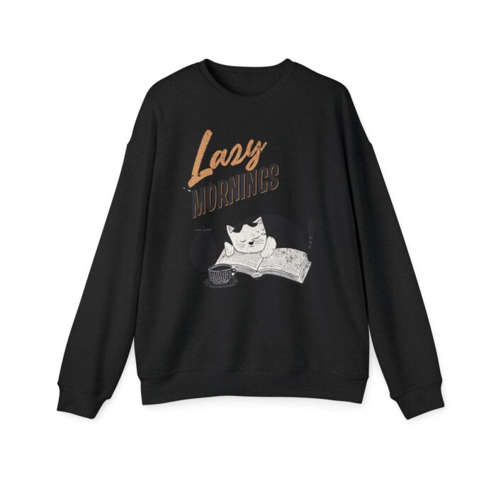Lazy mornings Unisex Drop Shoulder Sweatshirt - Image 5
