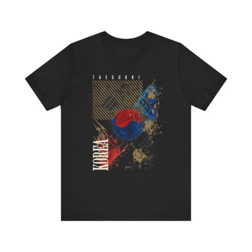 Korea Taegukki Graphic Tee | Unisex Apparel for Fans, Perfect for Travel, Gifts, and Cultural Celebrations