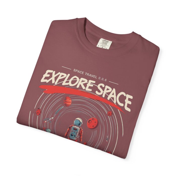 Explore Space Unisex Garment-Dyed T-Shirt | Adventure & Travel Theme - Image 19