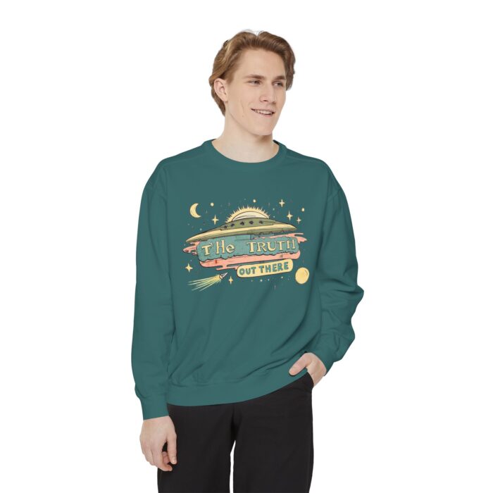 The truth is out there Unisex Garment-Dyed Sweatshirt - Image 39