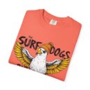 Surf Dogs Graphic T-Shirt for Animal Lovers - Unisex Garment-Dyed Tee