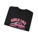Girls like monster trucks Unisex Heavy Blend™ Crewneck Sweatshirt