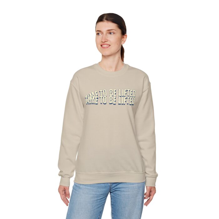 Time to be lifted Unisex Heavy Blend™ Crewneck Sweatshirt - Image 18