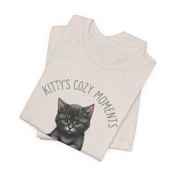 Cute Cat Jersey Tee - Kitty's Cozy Moments, Pet Lover Shirt, Gifts for Cat Owners, Animal Lover Apparel, Fun Cat Lover Tee - Image 24