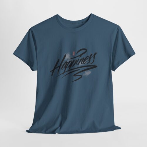 Happiness Unisex Heavy Cotton Tee - Comfortable Daily Wear