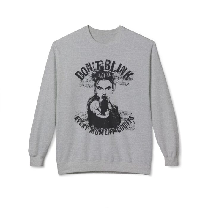Don't Blink Unisex Midweight Softstyle Fleece Crewneck Sweatshirt - Image 25