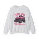 Girls like monster trucks Unisex Heavy Blend™ Crewneck Sweatshirt