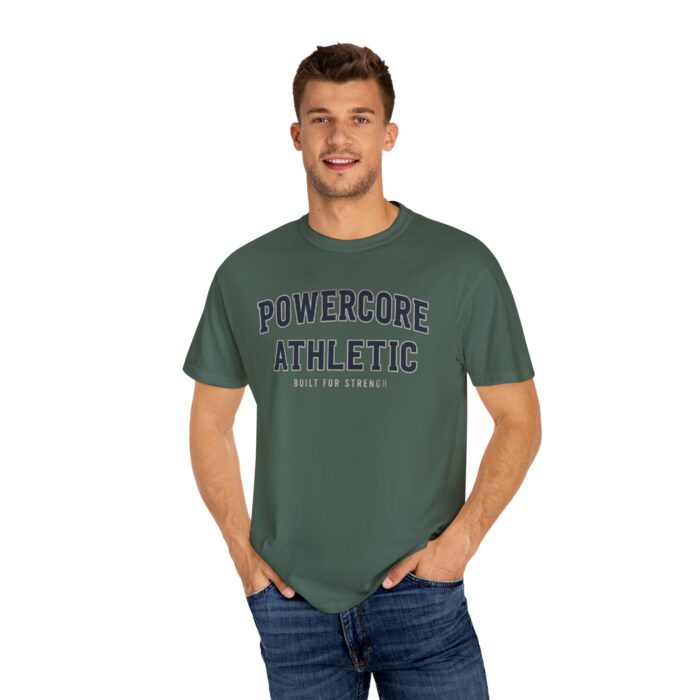 Powercore Athletic Unisex Garment-Dyed T-Shirt - Casual Workout Tee - Image 16
