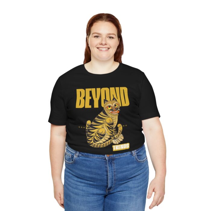Beyond Trends Cat Tee, Unisex Jersey Short Sleeve T-Shirt, Stylish Cat Apparel, Gift for Cat Lovers, Trendy Graphic Tee - Image 40