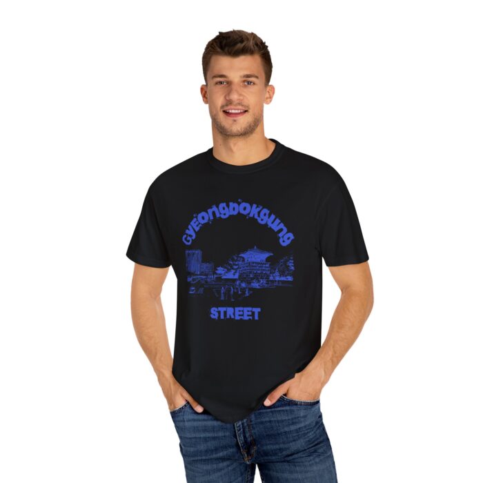 Gyeongbokgung Street Unisex Garment-Dyed T-shirt - Image 24