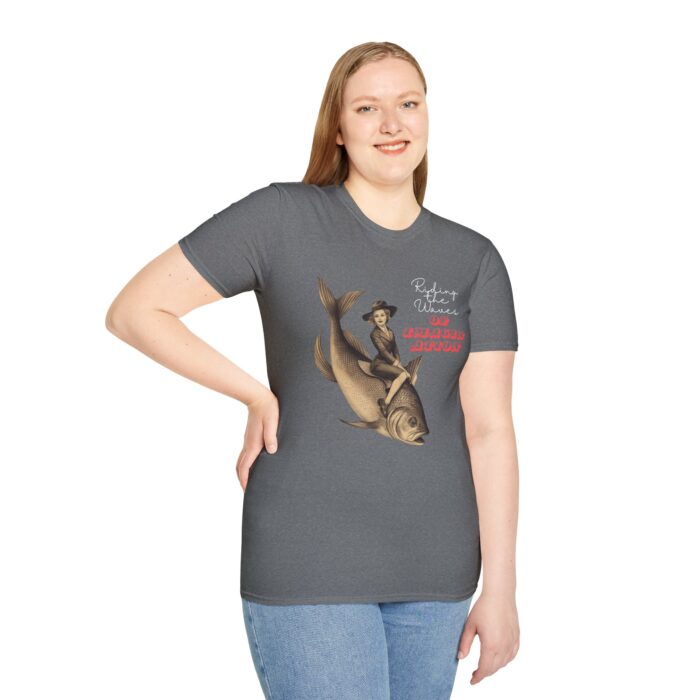 Whimsical Fishing Adventure T-Shirt | Fun Graphic Tee for Outdoorsy Types, Gift for Fishermen, Unisex T-Shirt, Casual Wear, Vintage Style - Image 19