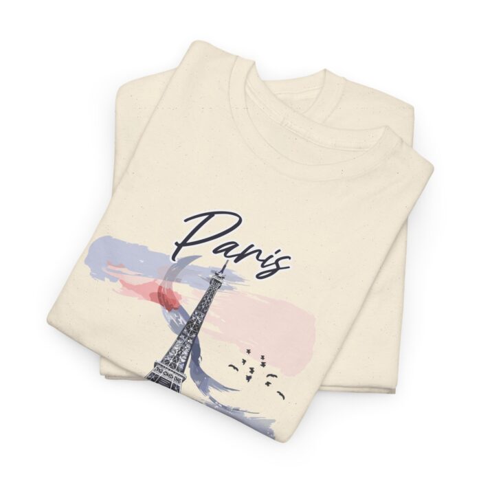 Paris Eiffel Tower Unisex Heavy Cotton Tee, Travel Shirt, Gift for Travelers, Vacation Shirt, Paris Lover Apparel - Image 38