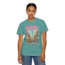 Seoul Inspired Unisex Garment-Dyed T-Shirt - Trendy Streetwear with Cityscape Design