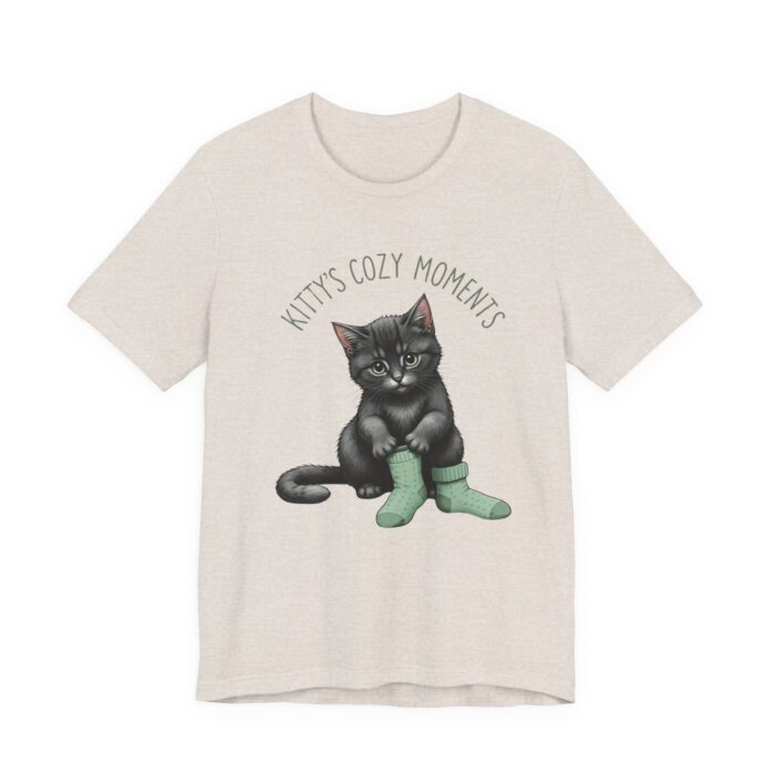 Cute Cat Jersey Tee - Kitty's Cozy Moments, Pet Lover Shirt, Gifts for Cat Owners, Animal Lover Apparel, Fun Cat Lover Tee - Image 21