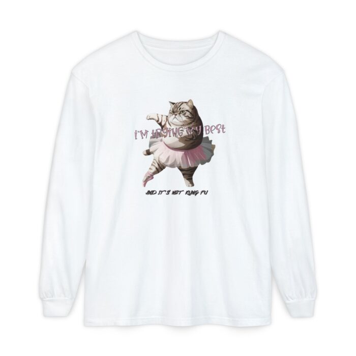 It's not kung fu Unisex Garment-dyed Long Sleeve T-Shirt