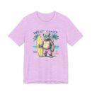 West Coast Beach Bear Tee, Summer Shirt, Surfing T-Shirt, Cute Animal Apparel, Vacation Outfit, Gift for Beach Lovers