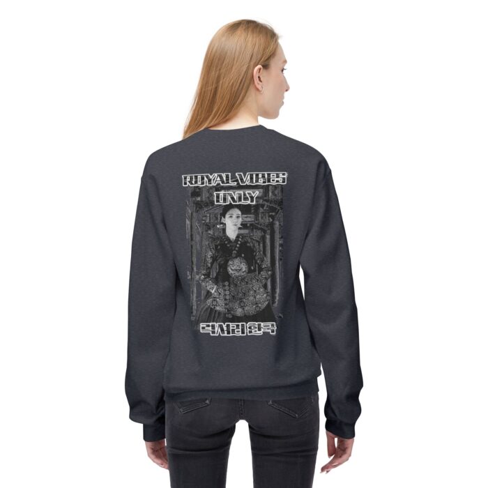 Royal vibes only Unisex Midweight Softstyle Fleece Crewneck Sweatshirt - Image 12